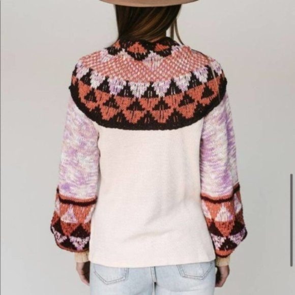 Free People Femme Swit The Small Stuff Sweater Top - Picture 8 of 8